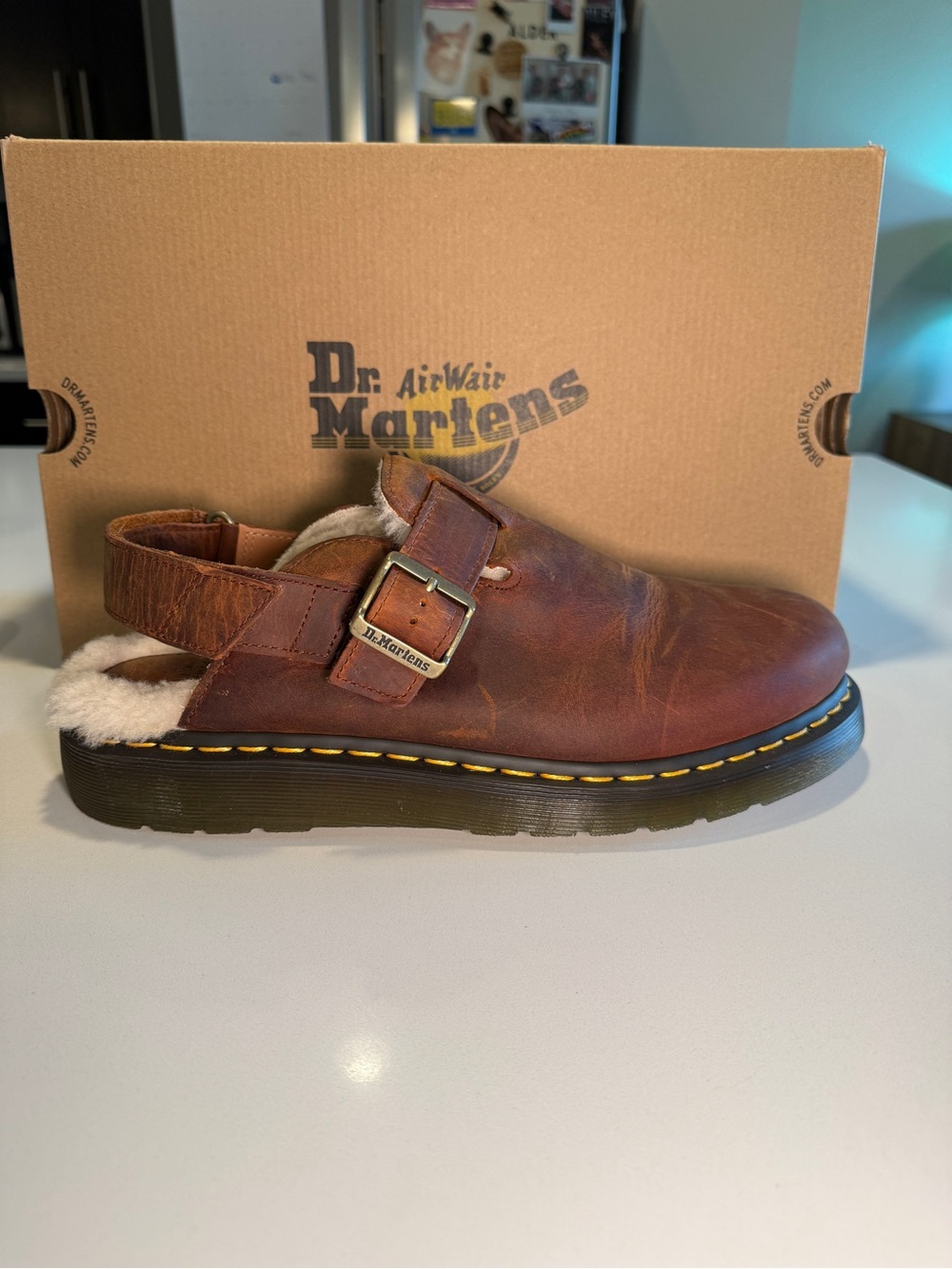 DR MARTENS - Jorge II in Warm Tan Menβs Size 12 Slip-On - Picture 8 of 16